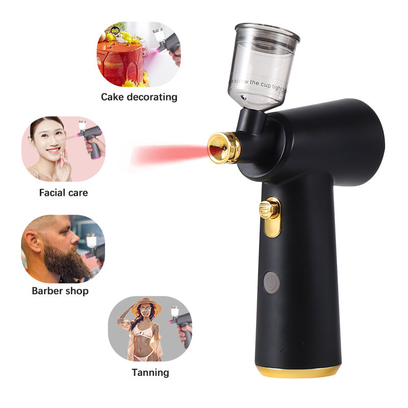 Factory Direct Barber Scalp Hair Care Wireless Charging Airbrush 